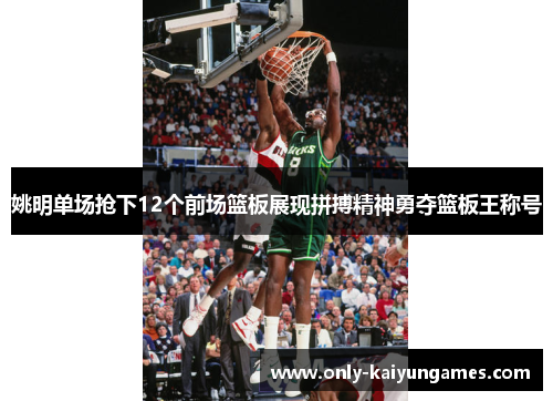 姚明单场抢下12个前场篮板展现拼搏精神勇夺篮板王称号