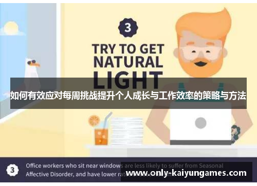 如何有效应对每周挑战提升个人成长与工作效率的策略与方法