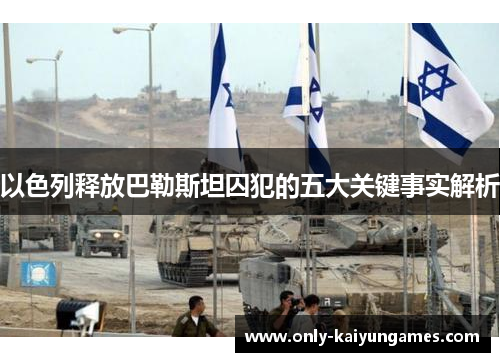 以色列释放巴勒斯坦囚犯的五大关键事实解析